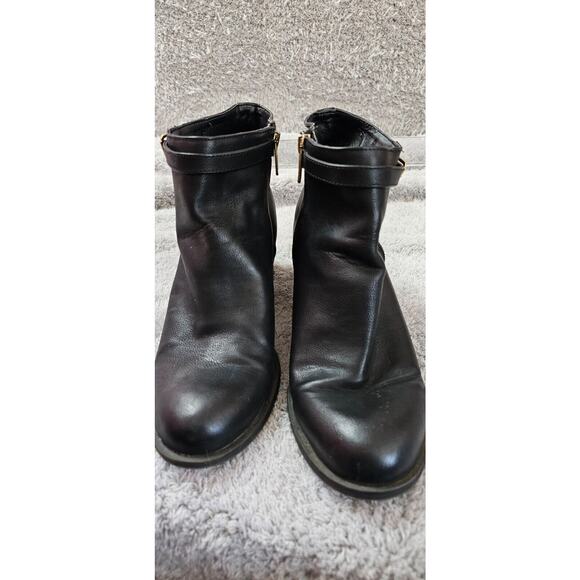 Circus by Sam Edelman Jolie Ankle Boots Women's‎ Sz 10 US 40 EUR Black Leather - Picture 2 of 6